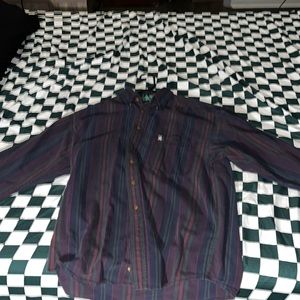 Vintage Knights of Round Table Long Sleeve Button Up